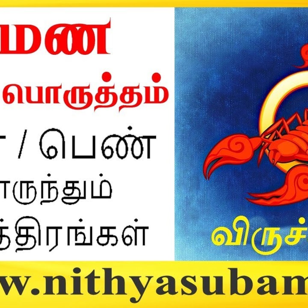 திருமண பொருத்தம் விருச்சிக ராசி | Thirumana Porutham Viruchigam Raasi | Nithya Subam திருமண பொருத்தம் விருச்சிக ராசி | Thirumana Porutham Viruchigam Raasi | Nithya Subam