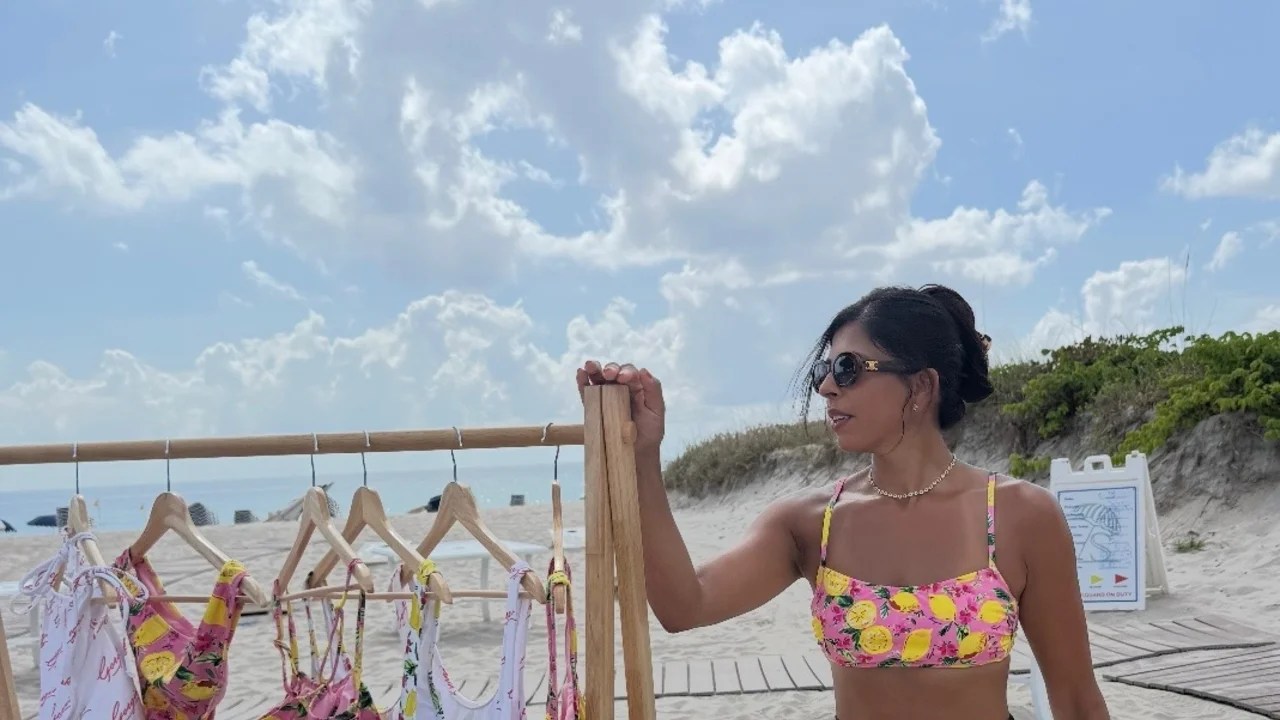 GORGIE Founder Michelle Cordeiro Grant Shares Her Beach Day Must-Haves GORGIE Founder Michelle Cordeiro Grant Shares Her Beach Day Must-Haves