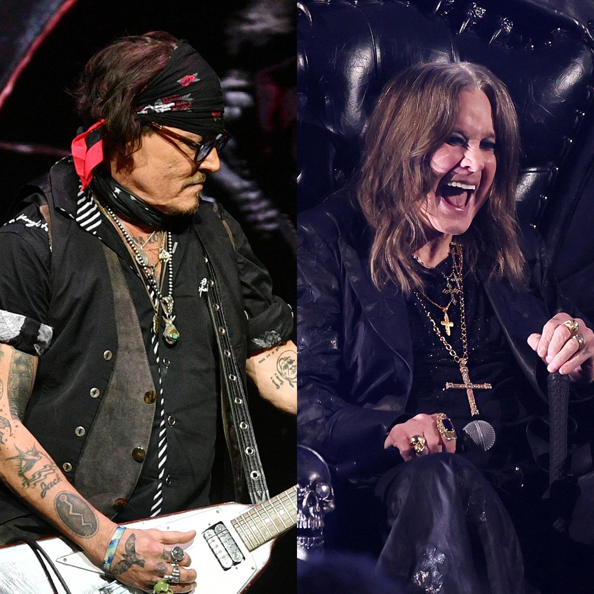 Johnny Depp Pays Tribute to Ozzy Osbourne During Surprise Concert Appearance Johnny Depp Pays Tribute to Ozzy Osbourne During Surprise Concert Appearance
