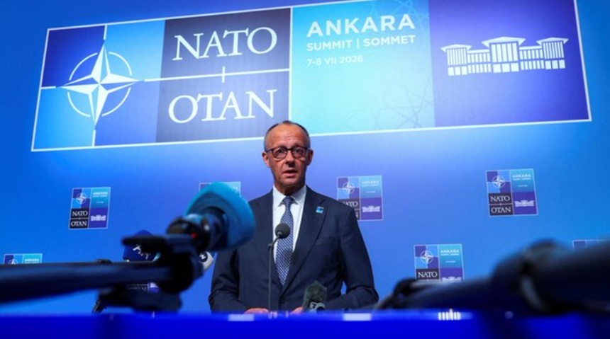 Friedrich Merz vorbind la summit NATO Ankara despre ajutor european Ucraina de 70 de miliarde de euro și mesajul ferm către Moscova | sursa foto: News.ro Friedrich Merz vorbind la summit NATO Ankara despre ajutor european Ucraina de 70 de miliarde de euro și mesajul ferm către Moscova | sursa foto: News.ro
