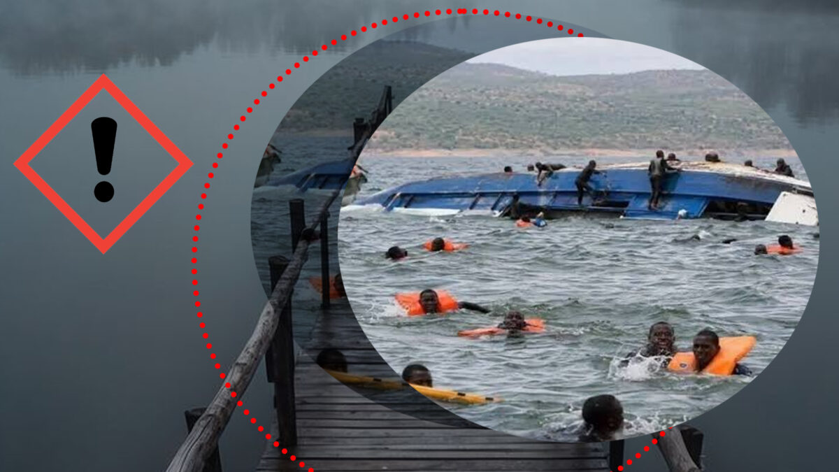 Feribot răsturnat pe lacul Kariba cu echipe de salvare în acțiune, în cadrul operațiunilor salvare Zimbabwe după accident feribot lac Kariba. | sursa foto: Cancan Feribot răsturnat pe lacul Kariba cu echipe de salvare în acțiune, în cadrul operațiunilor salvare Zimbabwe după accident feribot lac Kariba. | sursa foto: Cancan