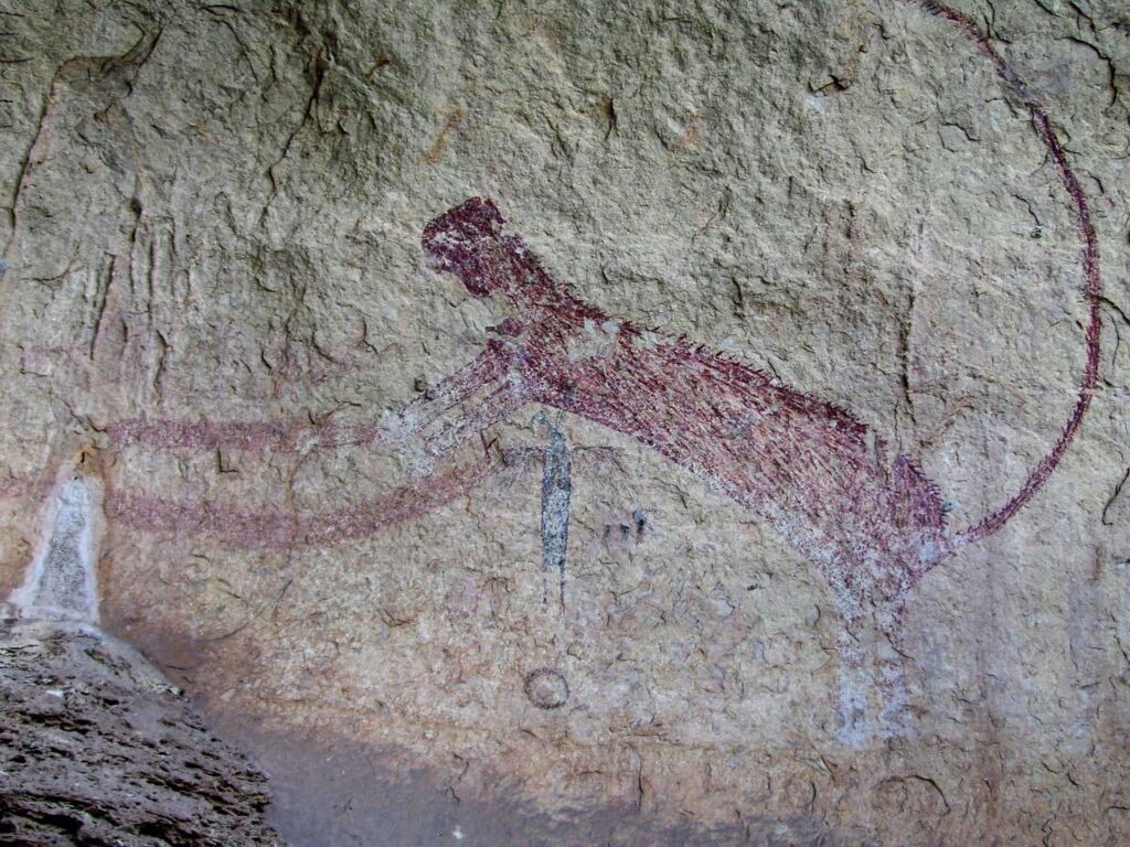 Secțiune a proiectului zid SUA traversând Lower Pecos Canyonlands cu situri arheologice milenare și morminte nativilor afectate vizibil. | sursa foto: Descopera Secțiune a proiectului zid SUA traversând Lower Pecos Canyonlands cu situri arheologice milenare și morminte nativilor afectate vizibil. | sursa foto: Descopera