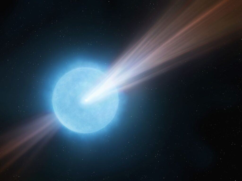 Diagramă a pulsarului milisecundă PSR J1227-4853 cu impulsuri gigantice și corelații cu explozii radio rapide detectate de GMRT. | sursa foto: Descopera Diagramă a pulsarului milisecundă PSR J1227-4853 cu impulsuri gigantice și corelații cu explozii radio rapide detectate de GMRT. | sursa foto: Descopera