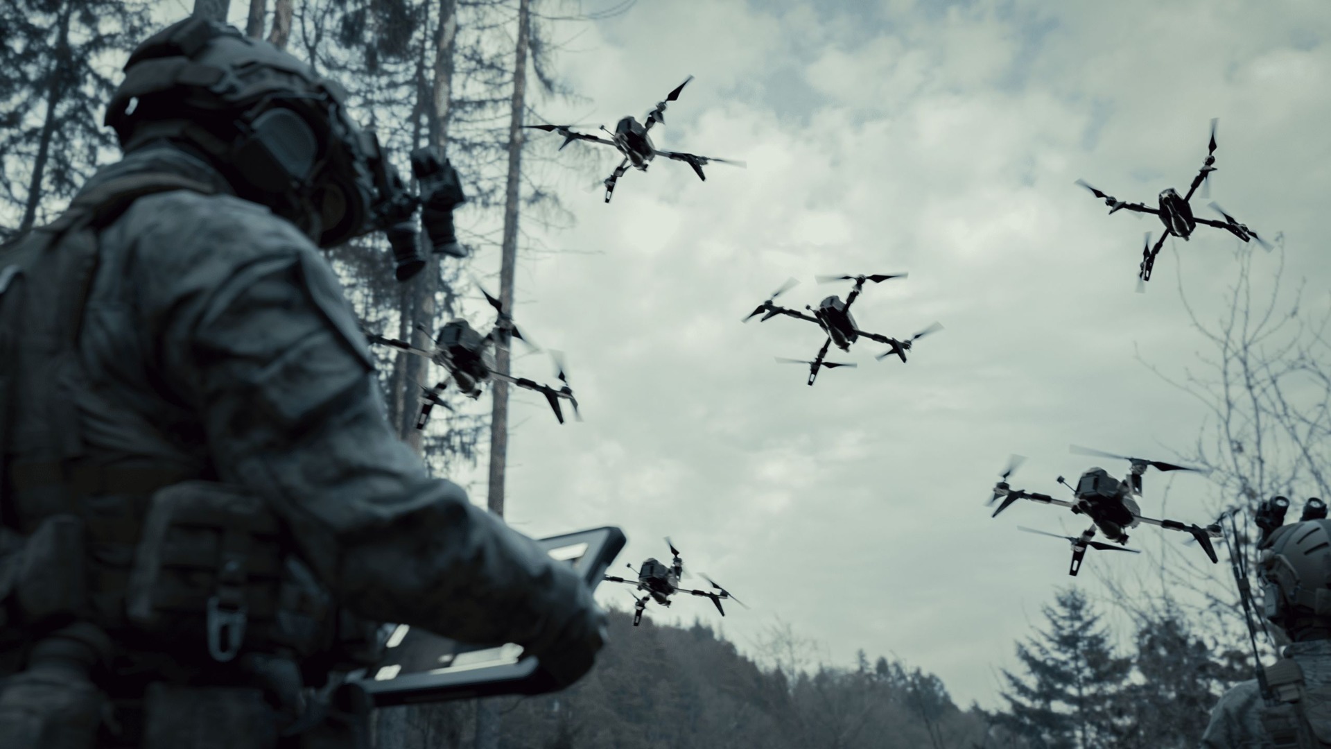 Drone de atac Shrike FPV în zbor deasupra terenului, parte din finanțarea Germaniei pentru sprijin militar occidental în Ucraina. | sursa foto: G4Media Drone de atac Shrike FPV în zbor deasupra terenului, parte din finanțarea Germaniei pentru sprijin militar occidental în Ucraina. | sursa foto: G4Media