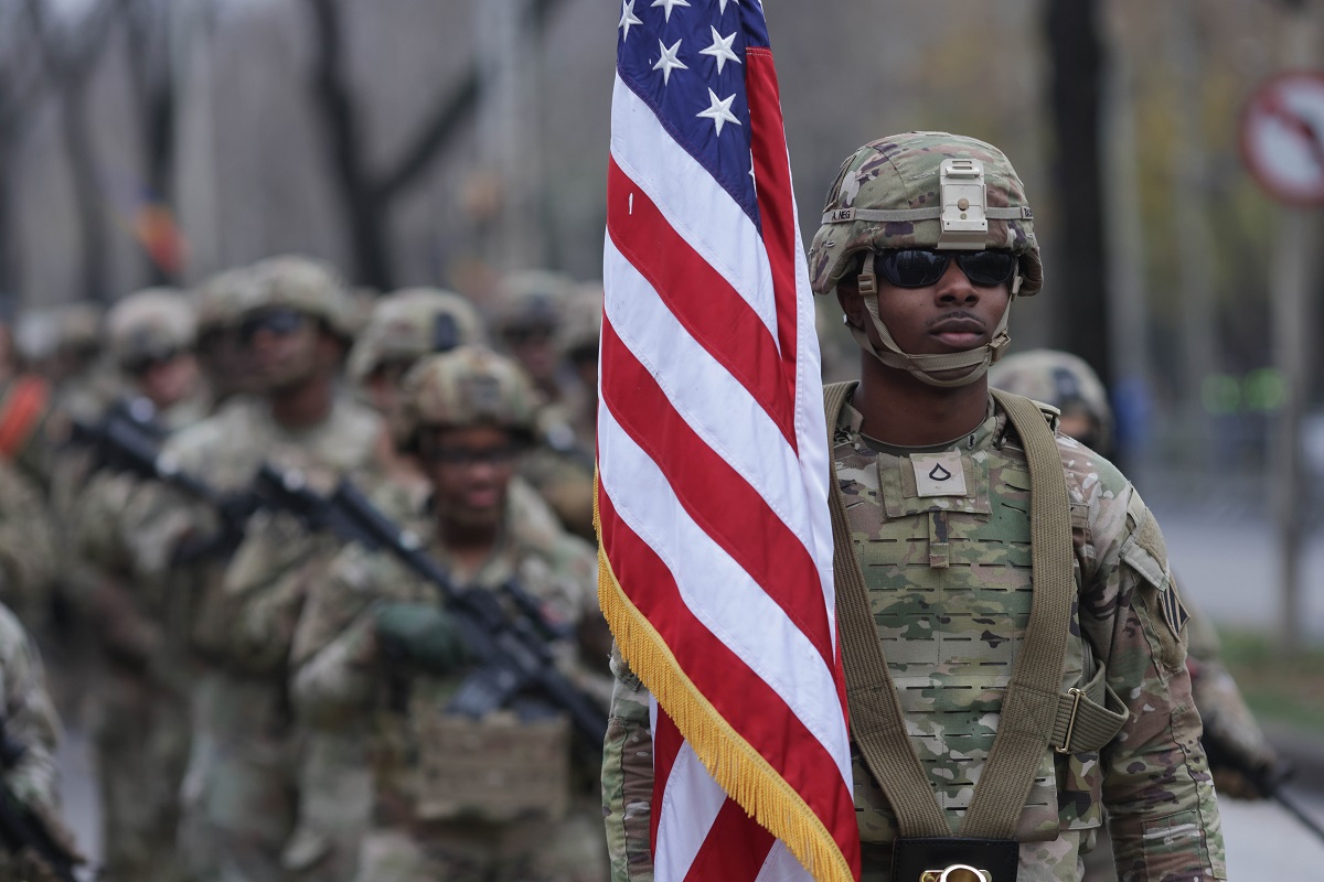 Harta Asiei de Est evidențiind Coreea de Nord, cu simboluri militare și grafice ce ilustrează strategia națională de apărare SUA, rol Pentagon și descurajare Coreea de Nord. | sursa foto: G4Media Harta Asiei de Est evidențiind Coreea de Nord, cu simboluri militare și grafice ce ilustrează strategia națională de apărare SUA, rol Pentagon și descurajare Coreea de Nord. | sursa foto: G4Media