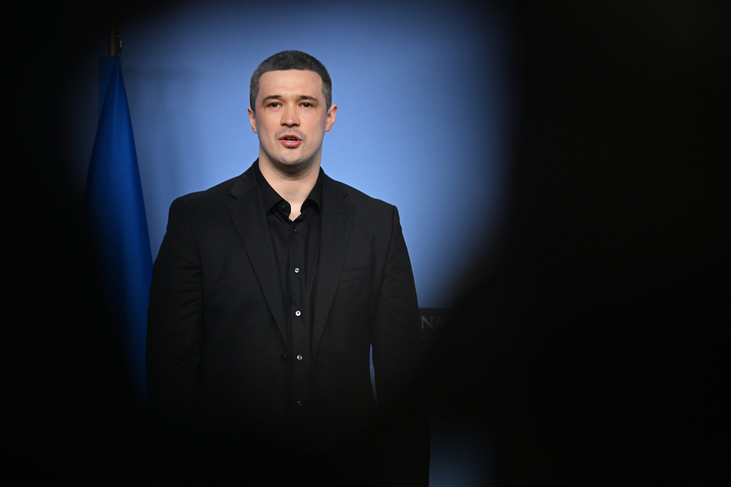 Mihailo Fedorov vorbind la o conferință de presă despre corupție în Ministerul Apărării Ucraina și pregătirea alegerilor Ucraina în timpul războiului. | sursa foto: G4Media Mihailo Fedorov vorbind la o conferință de presă despre corupție în Ministerul Apărării Ucraina și pregătirea alegerilor Ucraina în timpul războiului. | sursa foto: G4Media