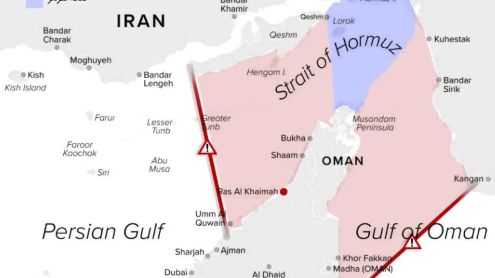 Hărți maritime cu Strâmtoarea Ormuz evidențiind controlul Iran și Oman și traseele propuse pentru taxe de navigație în zonă. | sursa foto: Stiri pe Surse Hărți maritime cu Strâmtoarea Ormuz evidențiind controlul Iran și Oman și traseele propuse pentru taxe de navigație în zonă. | sursa foto: Stiri pe Surse