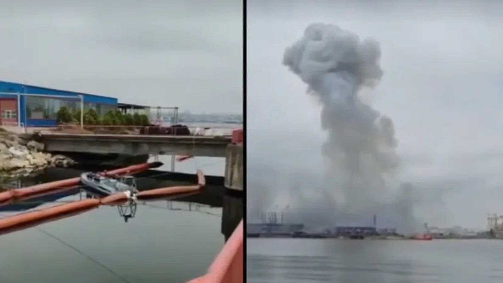 Dronă maritimă avariată după explozie dronă în zona securizată a Portului Constanța, lângă sediul ARSVOM și infrastructura portuară. | sursa foto: Stiri pe Surse Dronă maritimă avariată după explozie dronă în zona securizată a Portului Constanța, lângă sediul ARSVOM și infrastructura portuară. | sursa foto: Stiri pe Surse