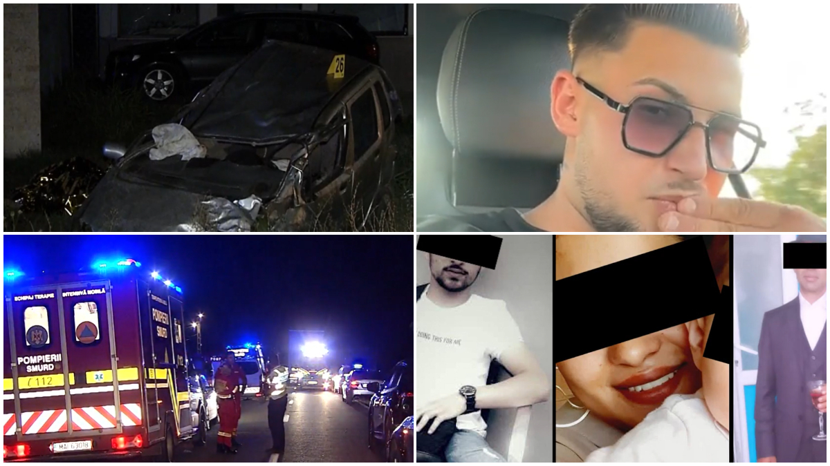 Mașină avariată grav pe marginea drumului la Corbii Mari după accident mortal cu tânăr fără permis, trei copii orfani în urma tragediei | sursa foto: WowBiz Mașină avariată grav pe marginea drumului la Corbii Mari după accident mortal cu tânăr fără permis, trei copii orfani în urma tragediei | sursa foto: WowBiz