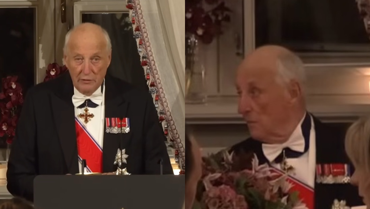 Regele Harald al Norvegiei în costum regal, reflectând asupra sănătății sale în ultimele luni înainte de moartea sa la 89 de ani. | sursa foto: WowBiz Regele Harald al Norvegiei în costum regal, reflectând asupra sănătății sale în ultimele luni înainte de moartea sa la 89 de ani. | sursa foto: WowBiz