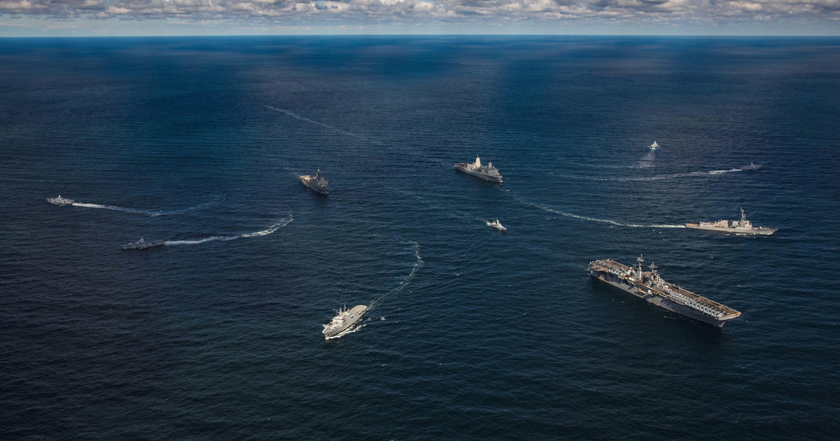 Nave militare germane patrulează Marea Baltică în apropierea flotei fantomă ruse, monitorizând riscul de sabotaj naval în zonă. | sursa foto: Digi24 Nave militare germane patrulează Marea Baltică în apropierea flotei fantomă ruse, monitorizând riscul de sabotaj naval în zonă. | sursa foto: Digi24