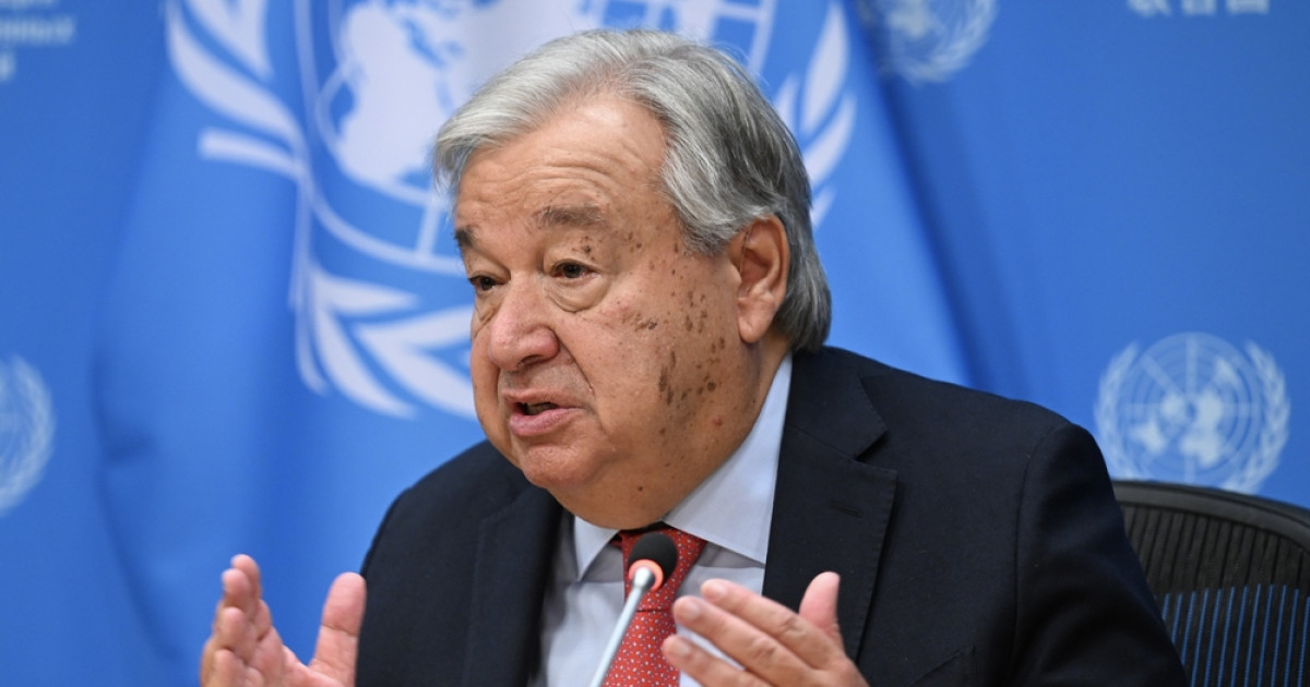Antonio Guterres vorbind la summit AI New Delhi despre înființarea comisiei ONU pentru control inteligență artificială și reglementări globale. | sursa foto: Digi24 Antonio Guterres vorbind la summit AI New Delhi despre înființarea comisiei ONU pentru control inteligență artificială și reglementări globale. | sursa foto: Digi24