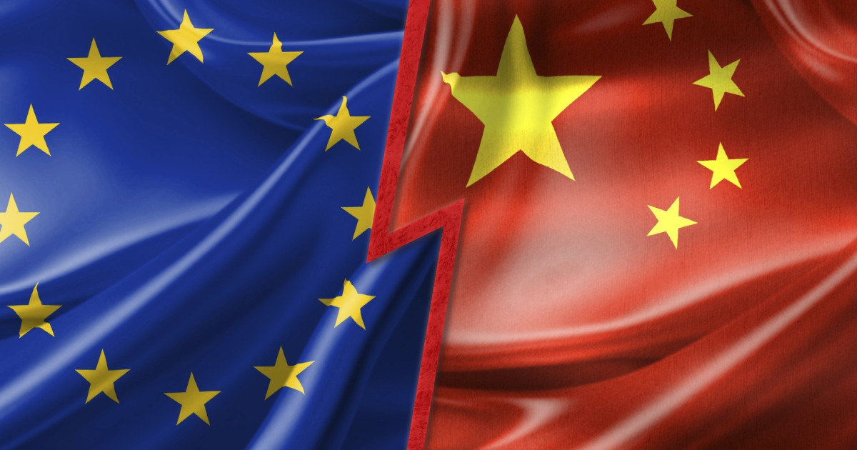 Grafic cu evoluția deficitului comercial UE față de China și impactul măsurilor protecționiste UE asupra relațiilor economice UE-China în 2023. | sursa foto: Digi24 Grafic cu evoluția deficitului comercial UE față de China și impactul măsurilor protecționiste UE asupra relațiilor economice UE-China în 2023. | sursa foto: Digi24