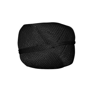 JIA INDUSTRIES Nylon Clothing Line String 2.5 MM, Rope for Clothes Drying, Twisted Multi Ferrous Multipurpose Outdoor Wire (Length- 50 M, Brown) (100 Meter, Black)