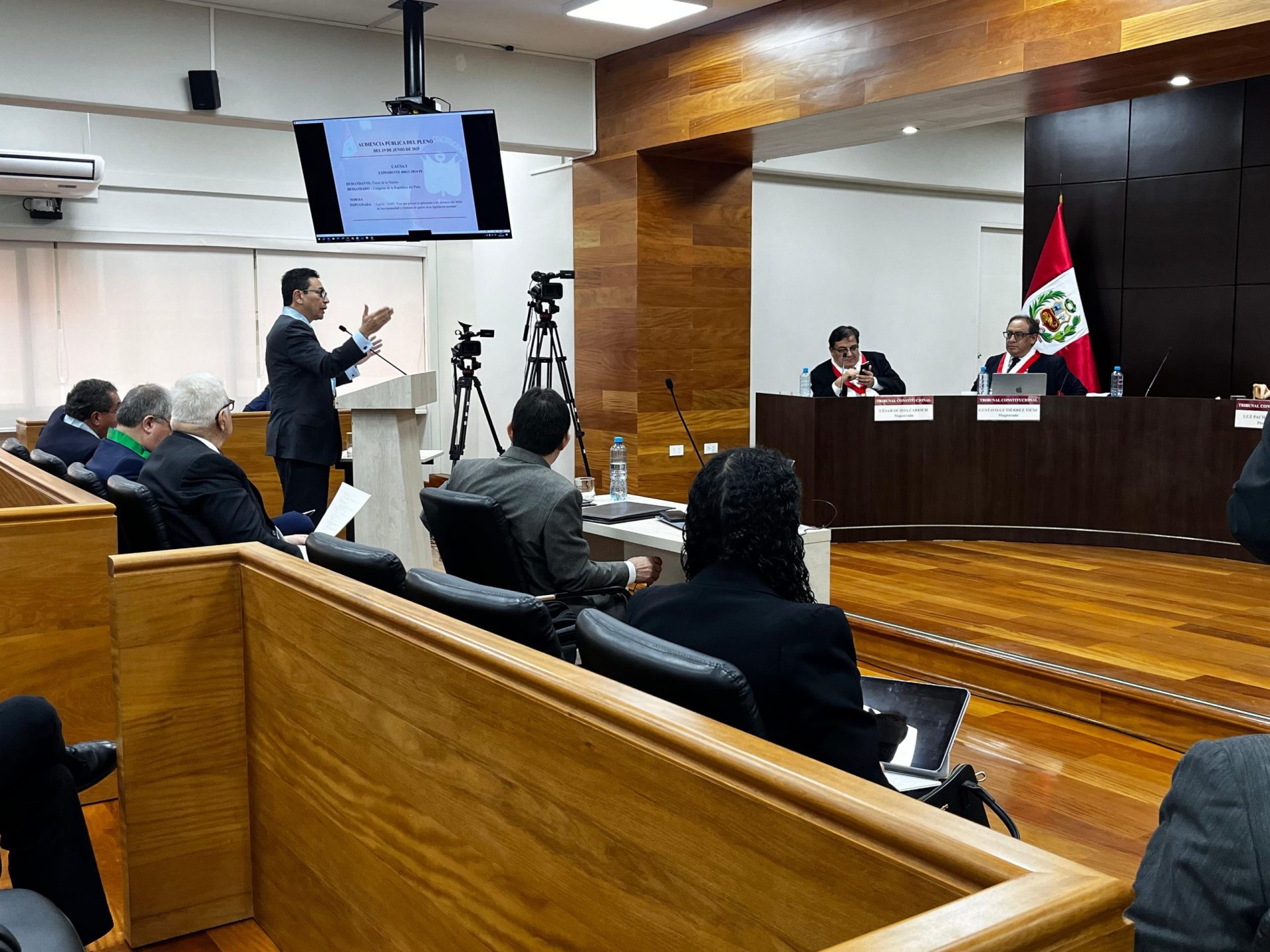 Exponen ante el TC argumentos para que se declare constitucional la Ley 32107 Exponen ante el TC argumentos para que se declare constitucional la Ley 32107