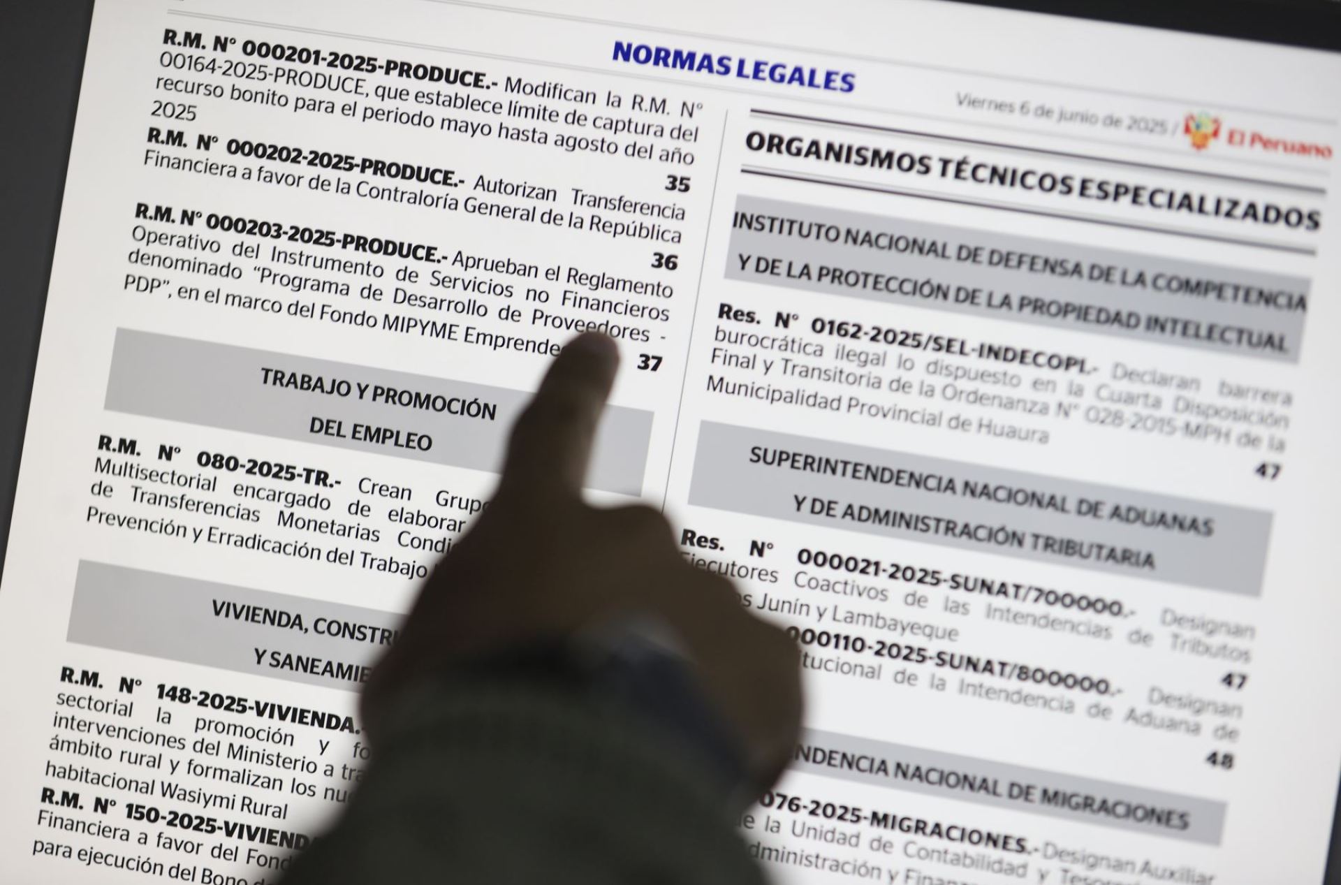 Estas son las normas legales más importantes del jueves 12 de junio del 2025 Estas son las normas legales más importantes del jueves 12 de junio del 2025