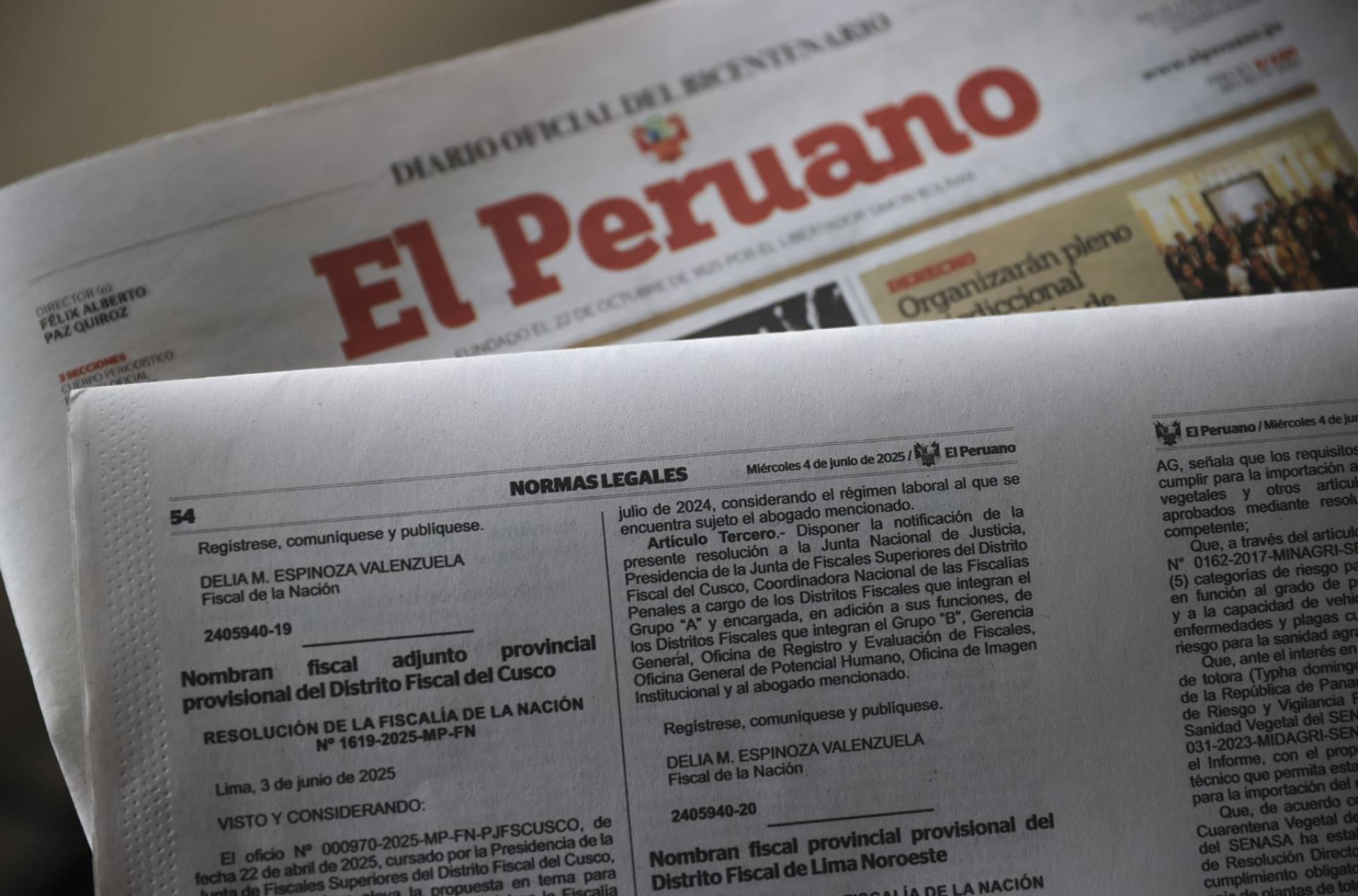 Estas son las normas legales más importantes del sábado 21 de junio del 2025 Estas son las normas legales más importantes del sábado 21 de junio del 2025