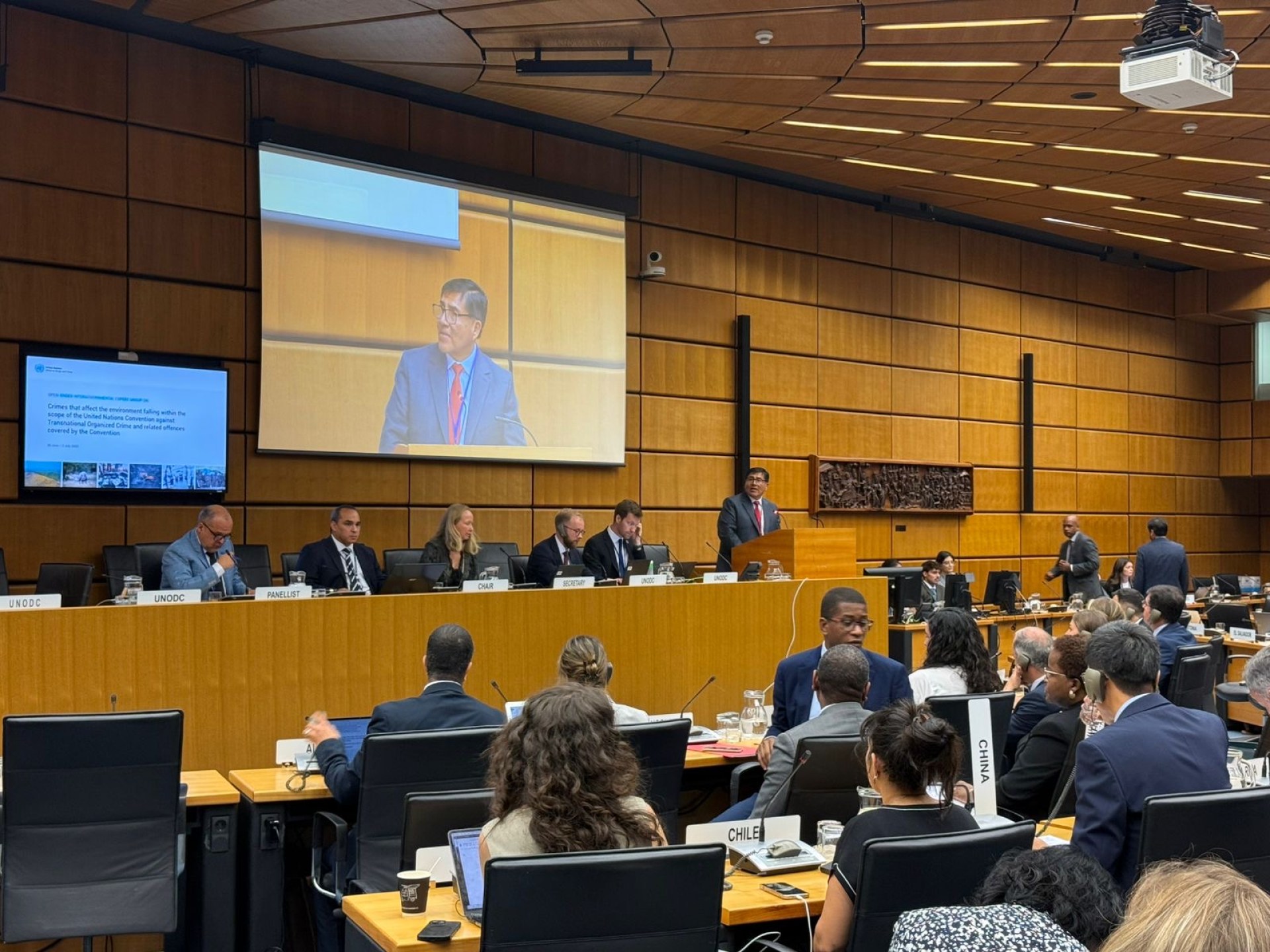 Viena: Ministro Malaver impulsa la lucha contra el crimen transnacional y la minería ilegal Viena: Ministro Malaver impulsa la lucha contra el crimen transnacional y la minería ilegal
