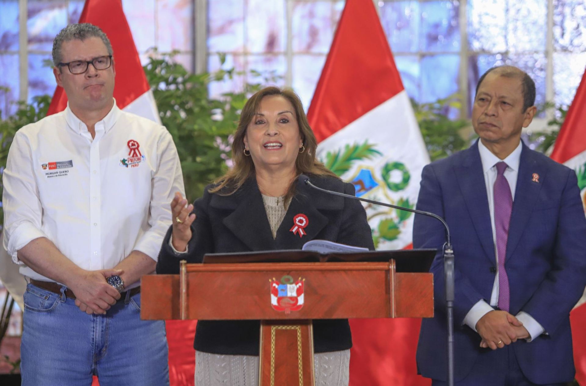 La presidenta Boluarte formula llamado a los mineros ilegales a formalizarse La presidenta Boluarte formula llamado a los mineros ilegales a formalizarse
