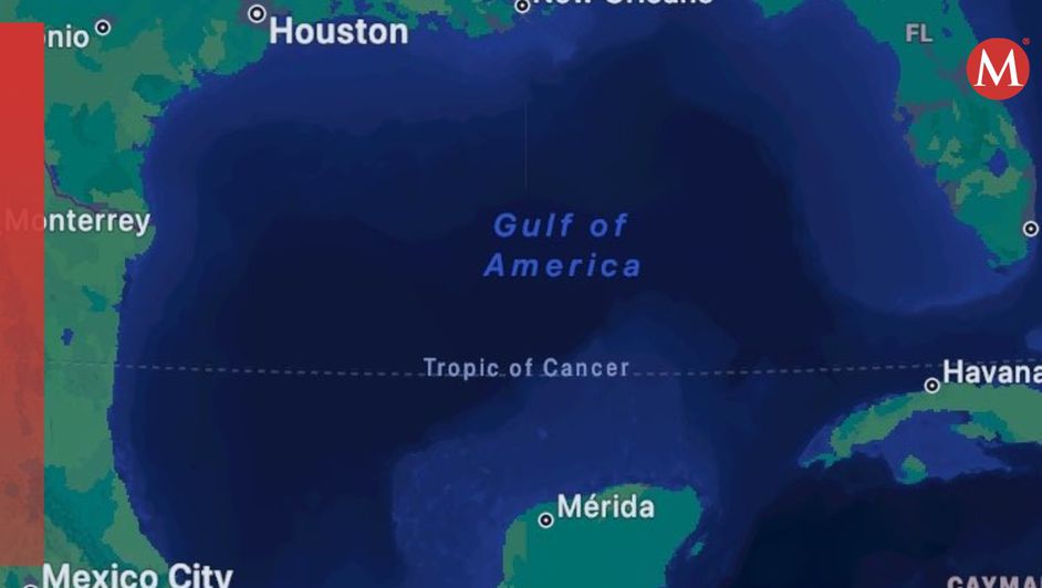 Apple renombra en sus mapas al Golfo de México como «Golfo de América» en EU Apple renombra en sus mapas al Golfo de México como «Golfo de América» en EU