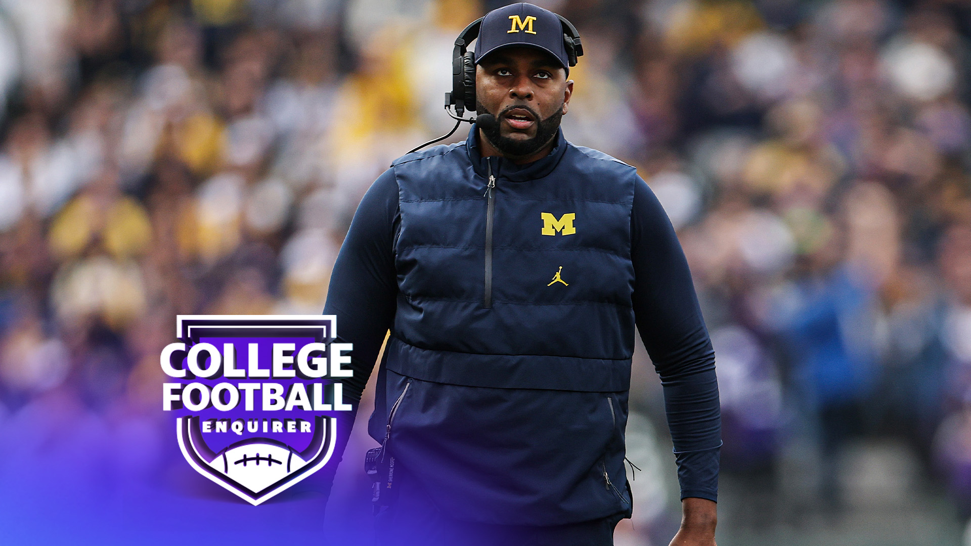 Former Michigan head coach Sherrone MoorePhoto by Michael Reaves/Getty Images