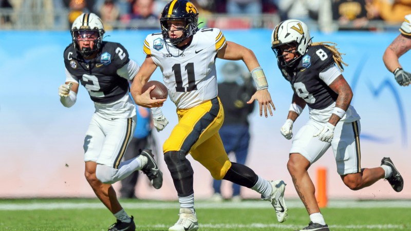 Mark Gronowski, No. 23 Iowa prevail in Diego Pavia's final game as No. 14 Vandy falls short in ReliaQuest Bowl Mark Gronowski, No. 23 Iowa prevail in Diego Pavia's final game as No. 14 Vandy falls short in ReliaQuest Bowl