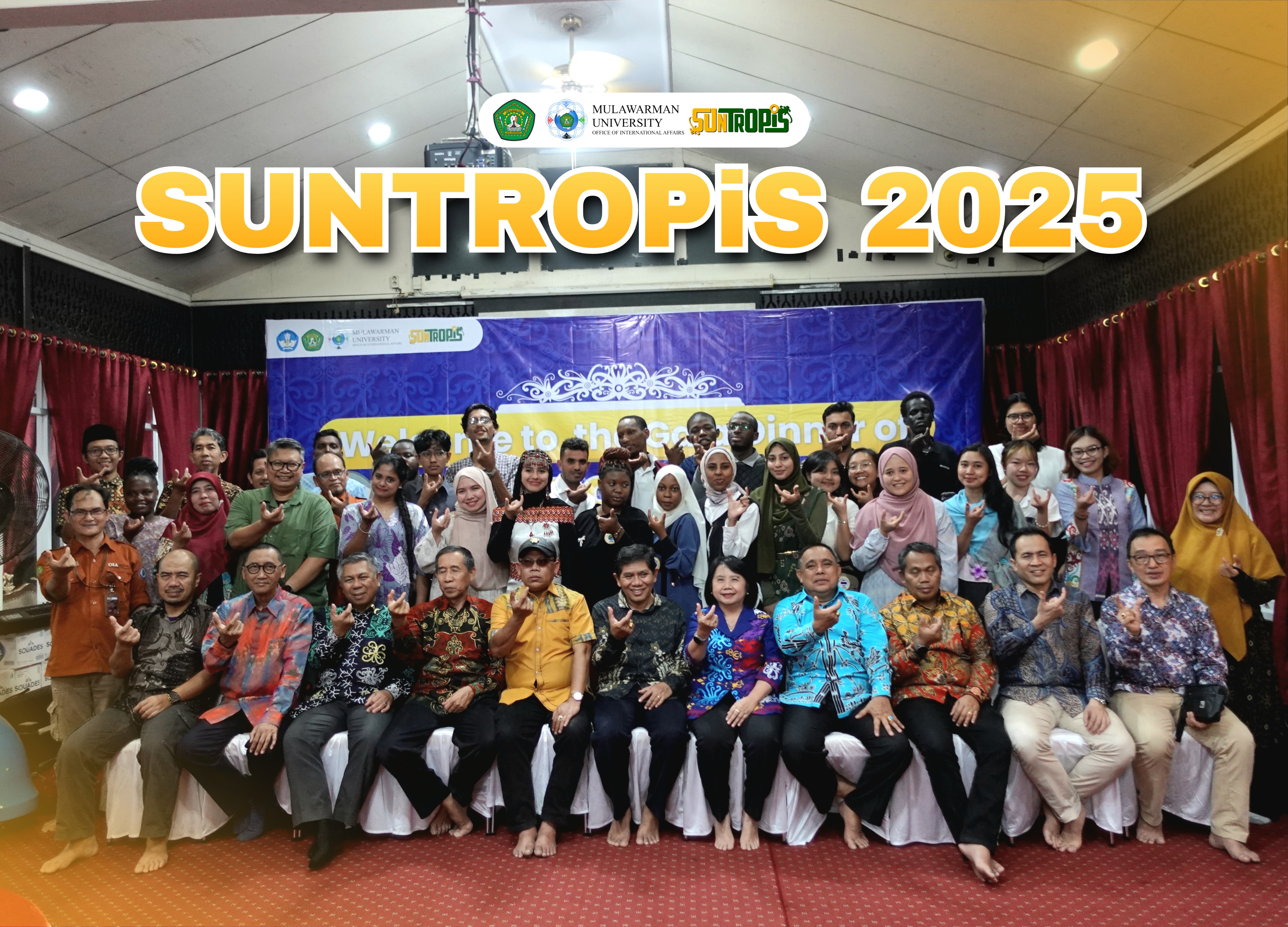 Mulawarman University Concludes SUNTROPiS 2025 with Warm Gala Dinner for International Students Mulawarman University Concludes SUNTROPiS 2025 with Warm Gala Dinner for International Students