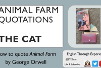 Feline Philosophy: Cat Quotes From Animal Farm Feline Philosophy: Cat Quotes From Animal Farm