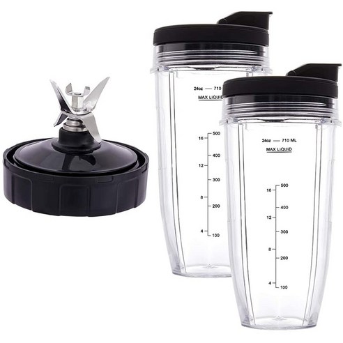 추천상품 24온스 컵(휴대용 뚜껑 포함) 핀 추출기 블레이드 7개 Nutri Ninja Auto IQ BN801 SS101 BL480-30 BL641 BL642-30 블렌더용 추천상품 24온스 컵(휴대용 뚜껑 포함) 핀 추출기 블레이드 7개 Nutri Ninja Auto IQ BN801 SS101 BL480-30 BL641 BL642-30 블렌더용
