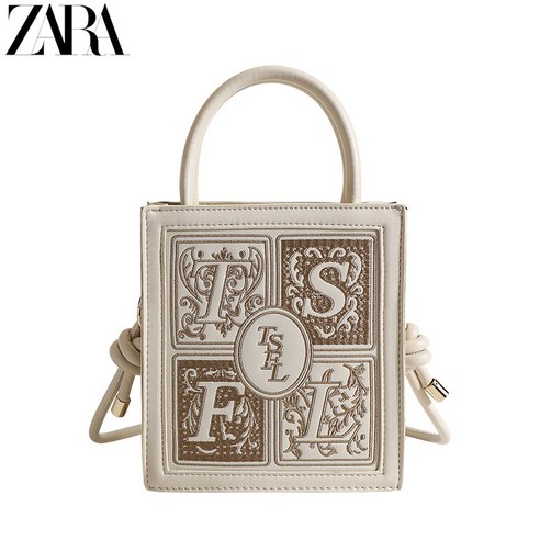 추천제품 ZARA 자라 정품 고급 자수 패턴 사각 토트백 메신저 시티백 여성 호보백 30대 40대 추천제품 ZARA 자라 정품 고급 자수 패턴 사각 토트백 메신저 시티백 여성 호보백 30대 40대