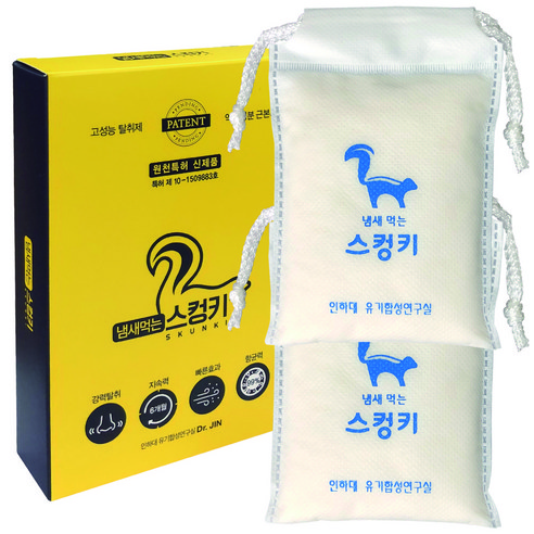냄새먹는하마 추천상품 헬로리빙 냄새먹는 스컹키 탈취제 본품 90g, 2개 냄새먹는하마 추천상품 헬로리빙 냄새먹는 스컹키 탈취제 본품 90g, 2개