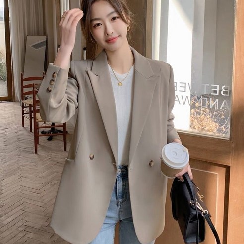 가을 자켓 추천제품 쩐쿠 여성 가을 카라넥 데일리 고급 원버튼 정장 자켓: 세련미와 실용성의 완벽한 조화 가을 자켓 추천제품 쩐쿠 여성 가을 카라넥 데일리 고급 원버튼 정장 자켓: 세련미와 실용성의 완벽한 조화