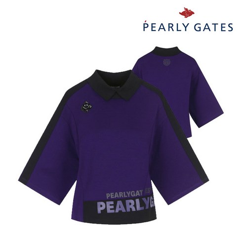 파리게이츠골프웨어 추천상품 파리게이츠 골프 pearlygatesgolf여성 돌먼 카라 긴팔 티셔츠 P521A3TR063_PP 파리게이츠골프웨어 추천상품 파리게이츠 골프 pearlygatesgolf여성 돌먼 카라 긴팔 티셔츠 P521A3TR063_PP