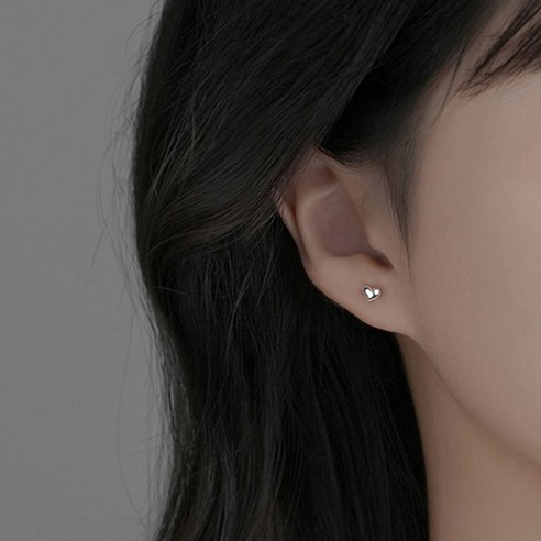 추천제품 비즈엘 볼륨 미니 하트 순은 귀걸이 추천제품 비즈엘 볼륨 미니 하트 순은 귀걸이