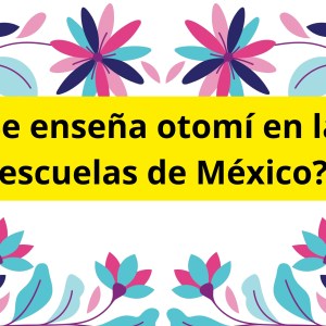 ¿Se enseña otomí en las escuelas de México? ¿Se enseña otomí en las escuelas de México?