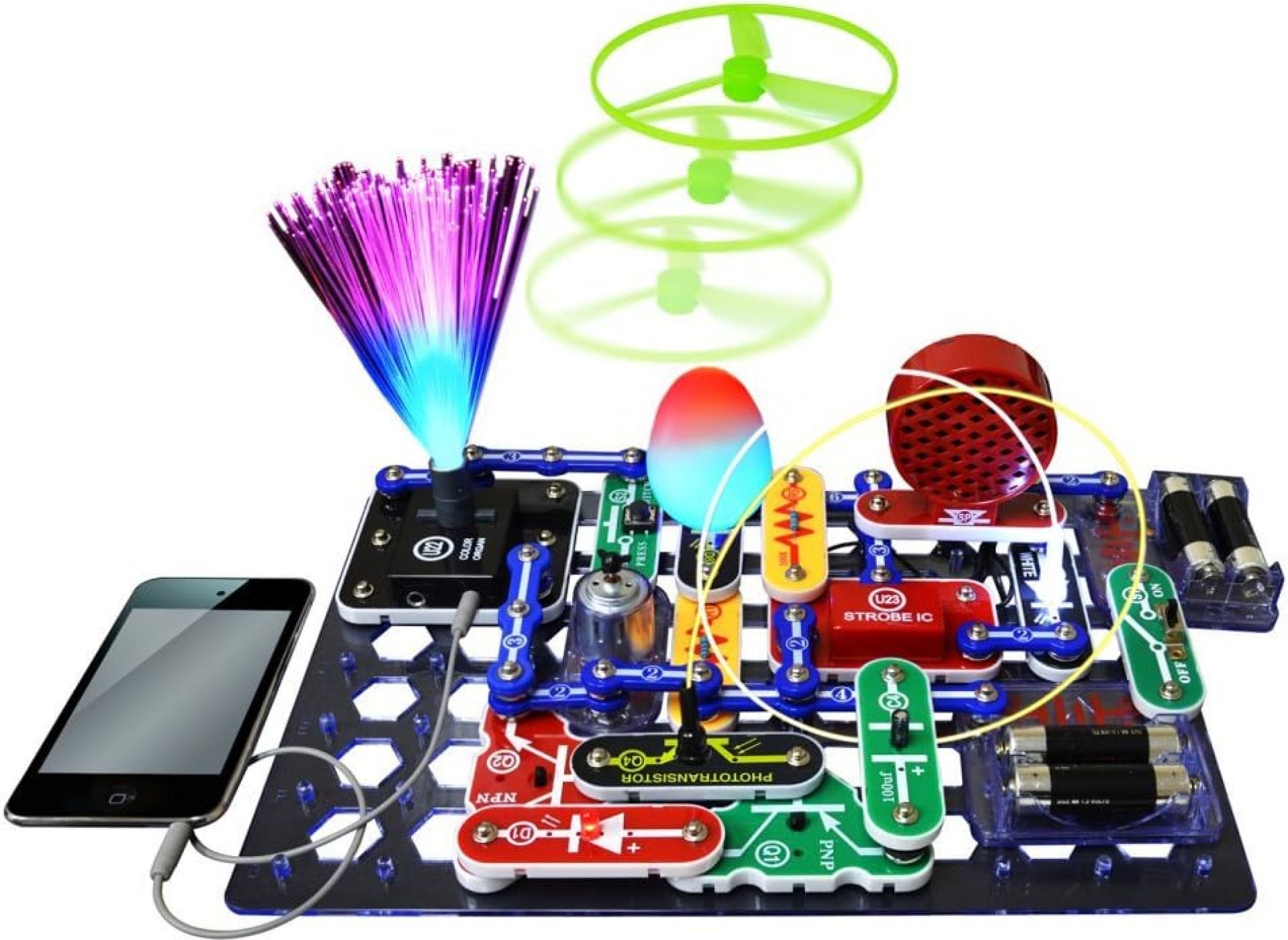 Snap Circuits LIGHT Electronics Exploration Kit | Over 175 Exciting STEM Projects | Full Color Project Manual | 55+ Snap Circuits Parts | STEM Educational Toys for Kids 8+,Multi Snap Circuits LIGHT Electronics Exploration Kit | Over 175 Exciting STEM Projects | Full Color Project Manual | 55+ Snap Circuits Parts | STEM Educational Toys for Kids 8+,Multi