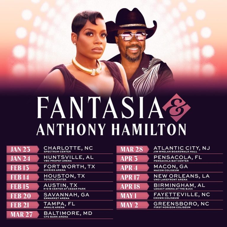 Fantasia and Anthony Hamilton Announce 2026 Joint Tour Dates Fantasia and Anthony Hamilton Announce 2026 Joint Tour Dates