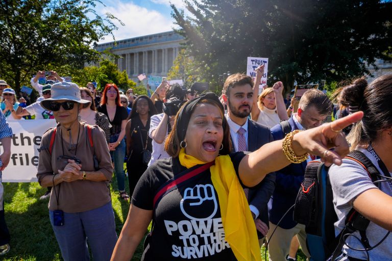 ‘There is no hoax’: Epstein survivors demand justice and transparency ‘There is no hoax’: Epstein survivors demand justice and transparency