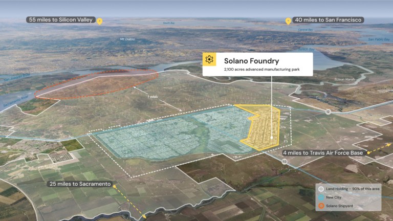 ‘Utopian’ city California Forever announces huge tech manufacturing park | TechCrunch ‘Utopian’ city California Forever announces huge tech manufacturing park | TechCrunch