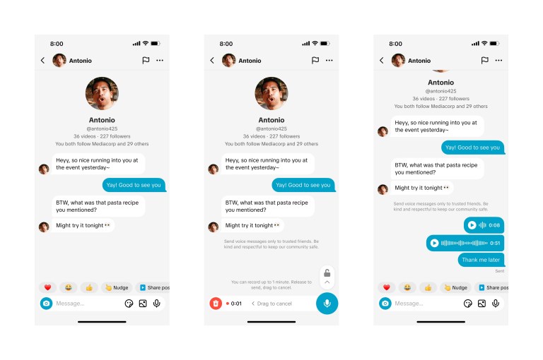 TikTok now lets users send voice notes and images in DMs | TechCrunch TikTok now lets users send voice notes and images in DMs | TechCrunch