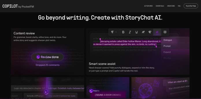 Pocket FM gives its writers an AI tool to transform narratives, write cliffhangers, and more | TechCrunch