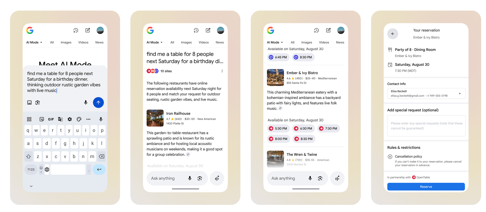 Google’s AI Mode gets new agentic capabilities to help book event tickets and beauty appointments | TechCrunch | FROUSA NEWS Google’s AI Mode gets new agentic capabilities to help book event tickets and beauty appointments | TechCrunch | FROUSA NEWS