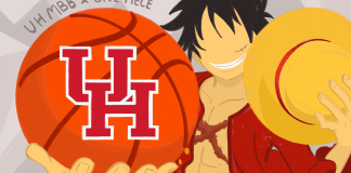Set sail with Houston basketball as One Piece joins the Cougars at the Fertitta Center – The Cougar