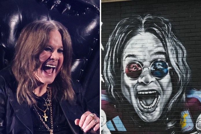 Aston Villa Football Club Debut Mural + Pay Tribute to Ozzy Osbourne