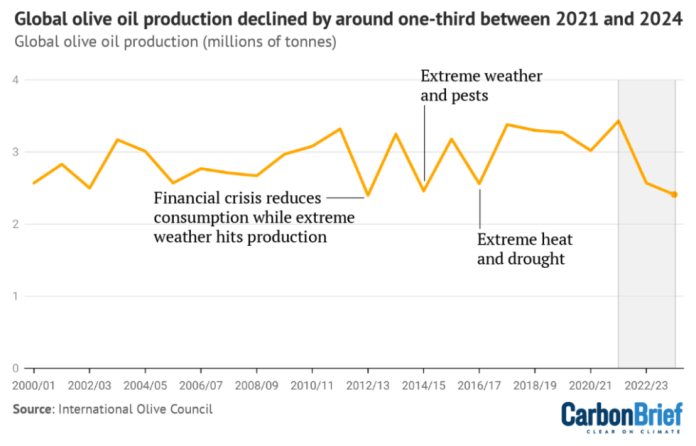 Mapped: 16 times extreme weather drove higher food prices since 2022 – Carbon Brief