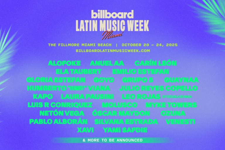 Anuel AA, Xavi, Pablo Alborán, Óscar Maydon & More Set for Billboard Latin Music Week 2025 Anuel AA, Xavi, Pablo Alborán, Óscar Maydon & More Set for Billboard Latin Music Week 2025