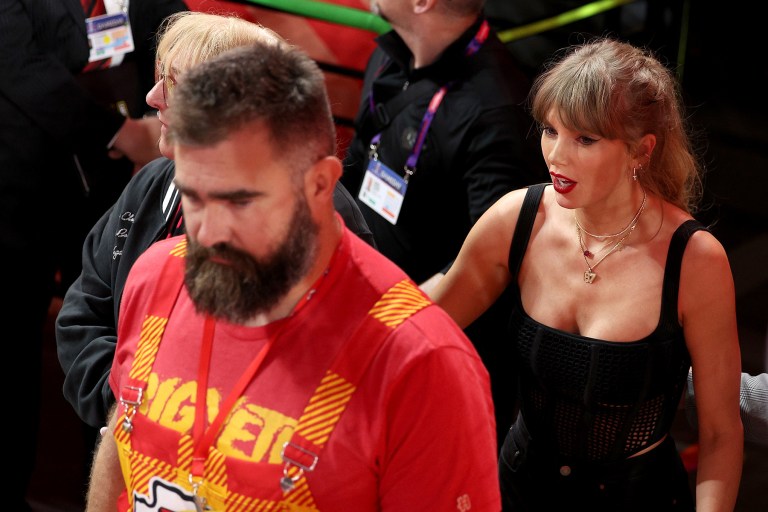 Jason Kelce, ‘New Heights’ Team Congratulate Brother Travis & Taylor Swift on Engagement: ‘The Proposal Heard ‘Round the World!’ Jason Kelce, ‘New Heights’ Team Congratulate Brother Travis & Taylor Swift on Engagement: ‘The Proposal Heard ‘Round the World!’