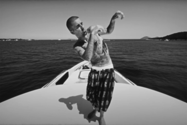 Justin Bieber Vacations With Wife Hailey & 11-Month-Old Son Jack Blues in Black & White ‘Yukon’ Music Video Justin Bieber Vacations With Wife Hailey & 11-Month-Old Son Jack Blues in Black & White ‘Yukon’ Music Video