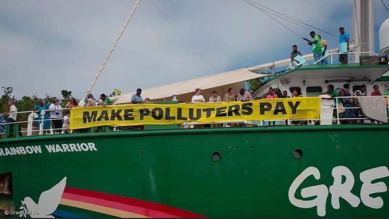 It’s Time: Make Big Polluters Pay for Climate Damage! – Greenpeace Australia Pacific It’s Time: Make Big Polluters Pay for Climate Damage! – Greenpeace Australia Pacific