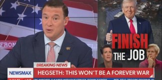 Reacting to public disapproval of the Iran war, Newsmax host says “it’s a good thing that nobody knows what we’re doing”